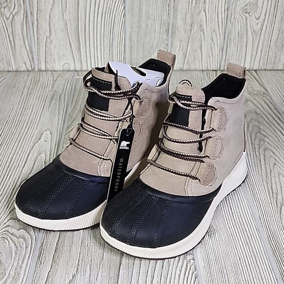 Sorel Out N About III Classic Waterproof Lace Up Boots Omega Taupe Womens 5 NEW - Picture 10 of 12